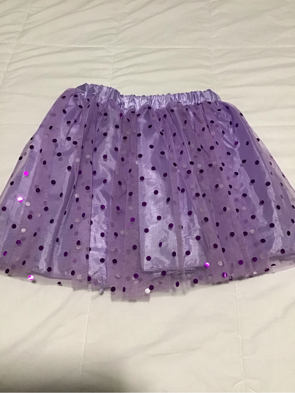 Expressions Lavender Sequin Dot Tutu Skirt 5-10